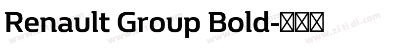 Renault Group Bold字体转换